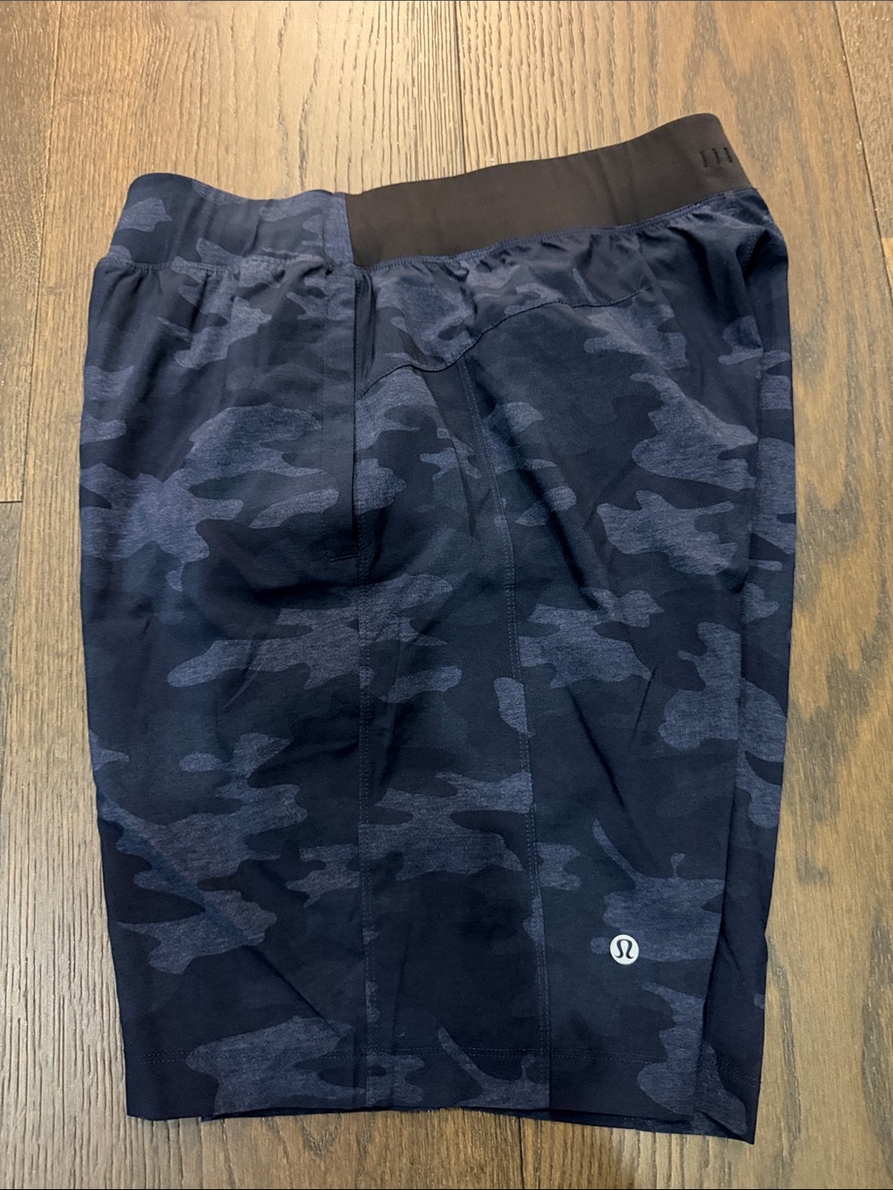 lululemon athletica Men's Navy Camo Athletic Shorts